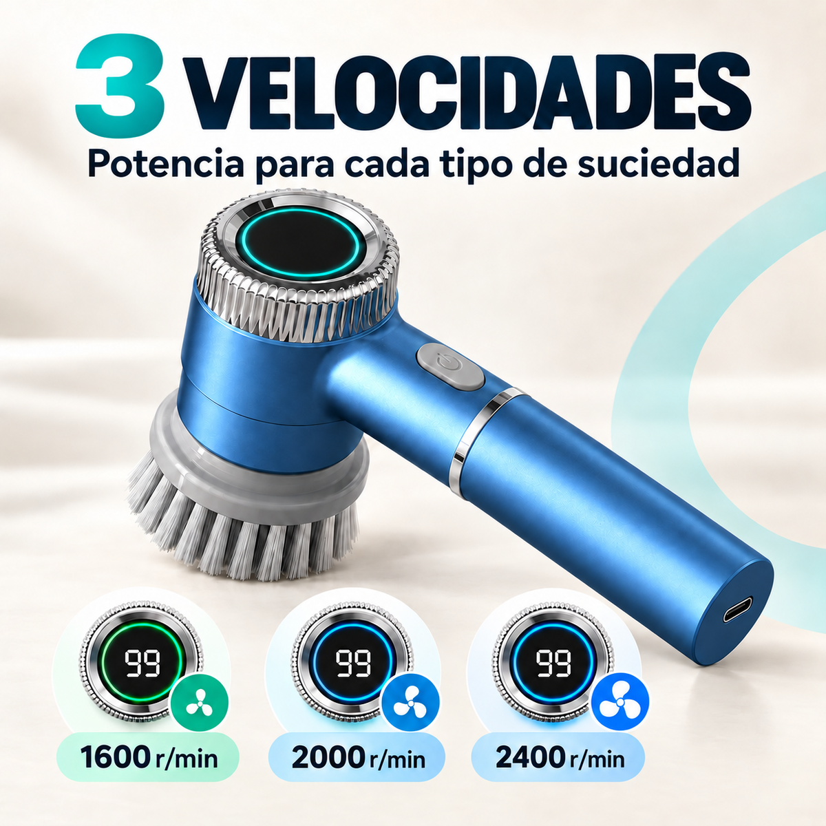 Reluce | Cepillo eléctrico 5 en 1